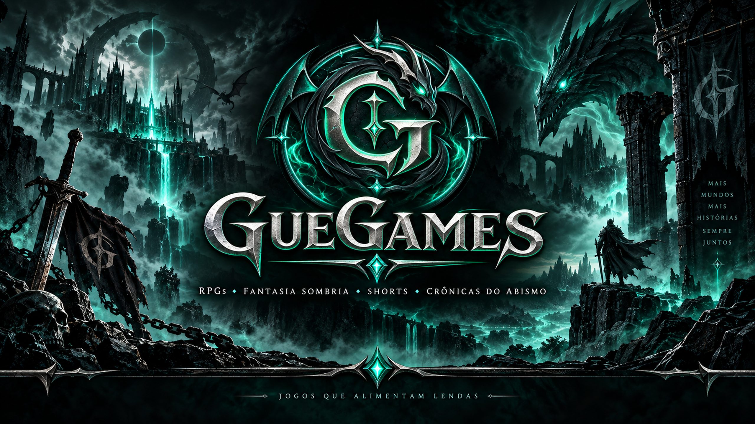 GueGames — fantasia sombria, RPGs e Crônicas do Abismo